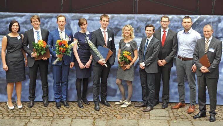 Winners of the dissertation awards in 2015