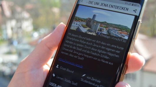 App Actionbound auf dem Smartphone