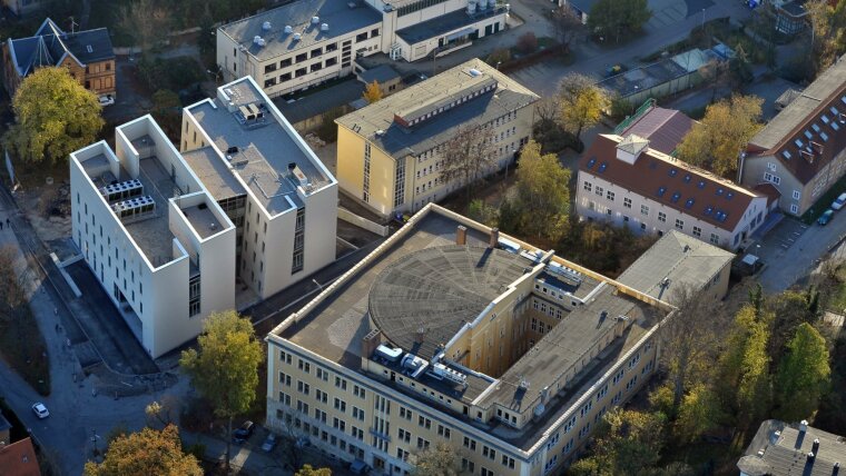 Jenaer Max-Wien-Platz Luftperspektive