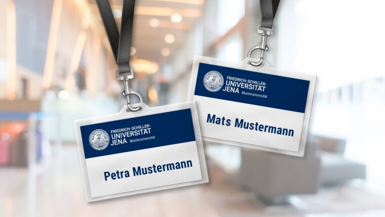 Namenskarte zum einschieben