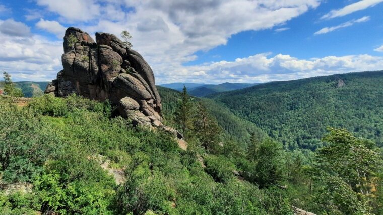 Der Stolby Nationalpark.