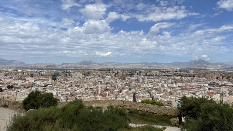 Aussicht vom Castillo de Santa Barbara