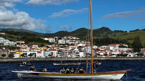 Regatta der Beleeiros in Horta
