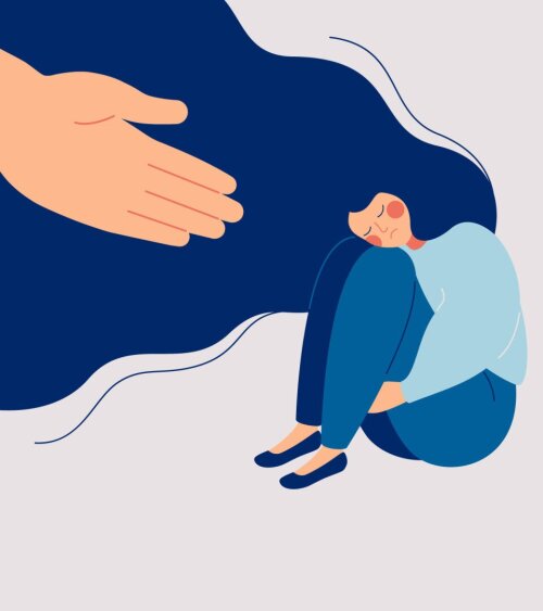 A hand offers help