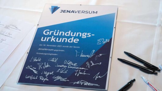 Gründungsurkunde JenaVersum