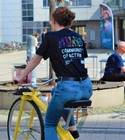 Smoothie Bike am Campus
