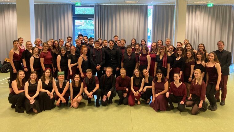 Der Psycho-Chor beim Deutschen Chorwettbewerb 2023 in Hannover.