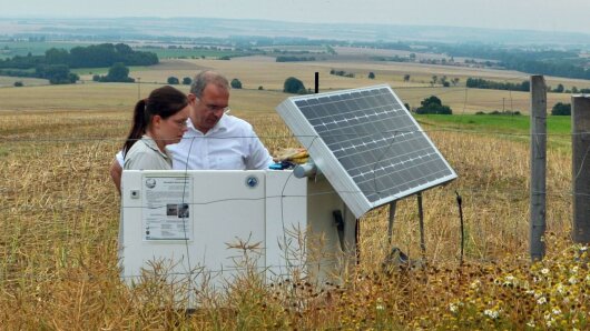 Messstation im Hainich