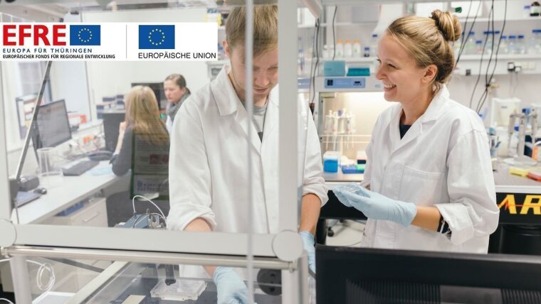 Researchers in a laboratory