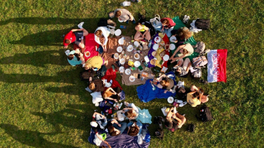 Grillen mit der Film School Erasmus