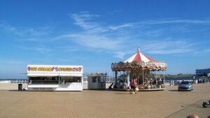 An der Strand Promenade Oostende