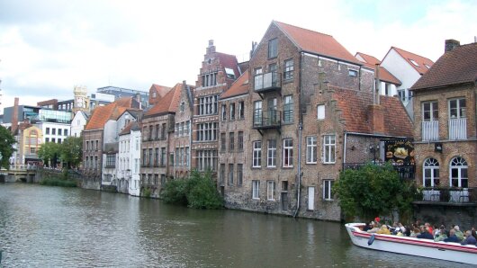Kanal mit Boot