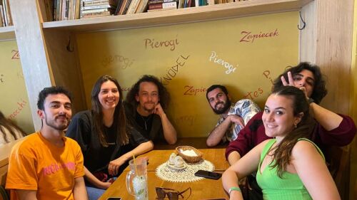 spontanes Treffen in Warschau