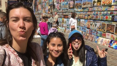 Krakau mit Farah und Iman