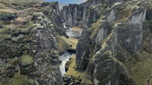 Blick in die Kirkjubæjarklaustur Schlucht.