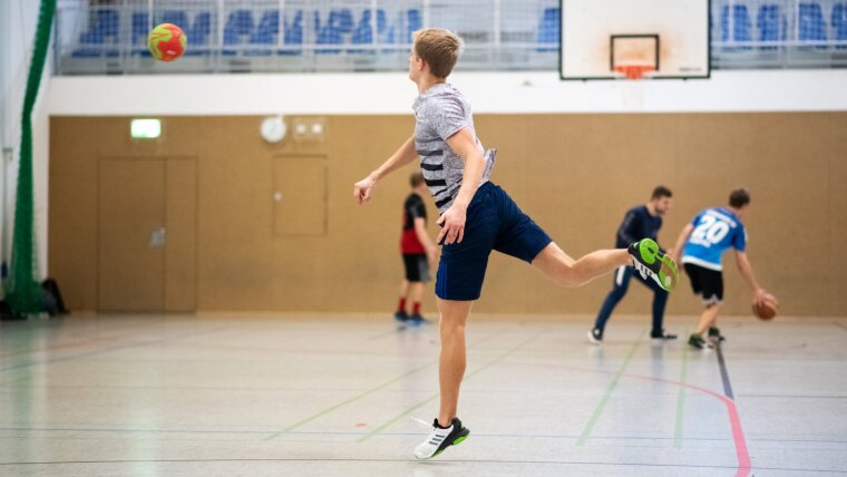 Student im Institut für Sportwissenschaft