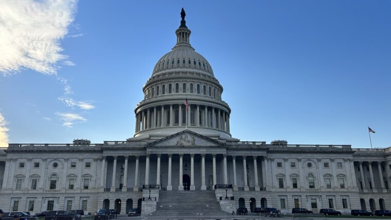 The Capitol Hill in Washington DC
