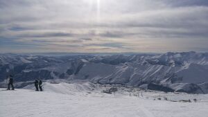 Aussicht vom Berg Kudebi