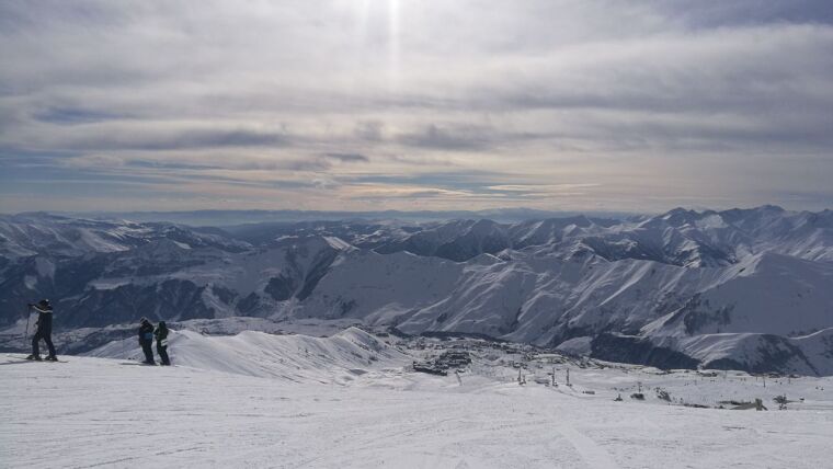 Aussicht vom Berg Kudebi