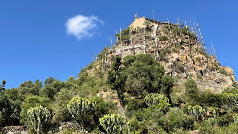 Kirche des Abba Pentelewon (Tigray/Äthiopien)