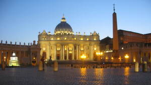Petersdom am Abend