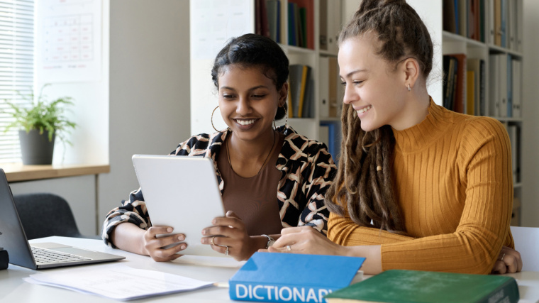 Studierende beim Lernen