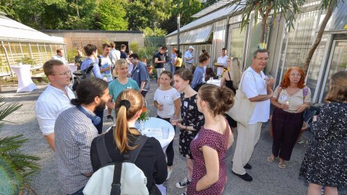 Studierende beim Get-Together 2023
