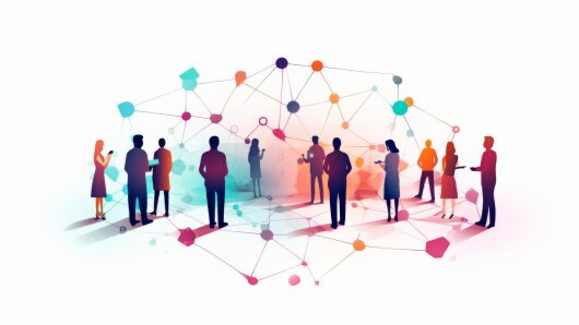 Social imagining as a network of humans and media