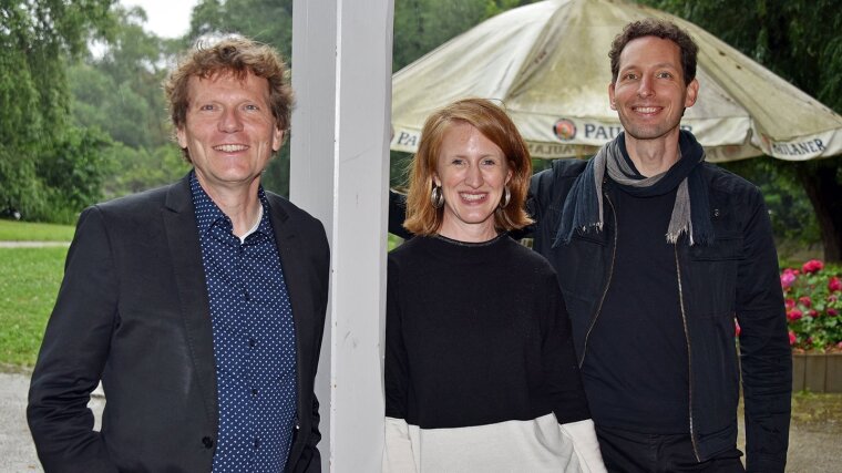 They represent the CRC ‘Structural Change of Property’: (from left) Hartmut Rosa, Silke van Dyk and Tilman Reitz.