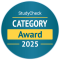Signet mit der Aufschrift: »Category Award 2025 – StudyCheck«