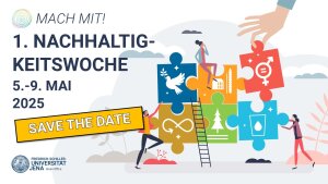 Save the Date: 1. Nachhaltigkeitswoche 2025 - Titelbild