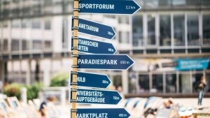 Wegweiser Stadt Jena