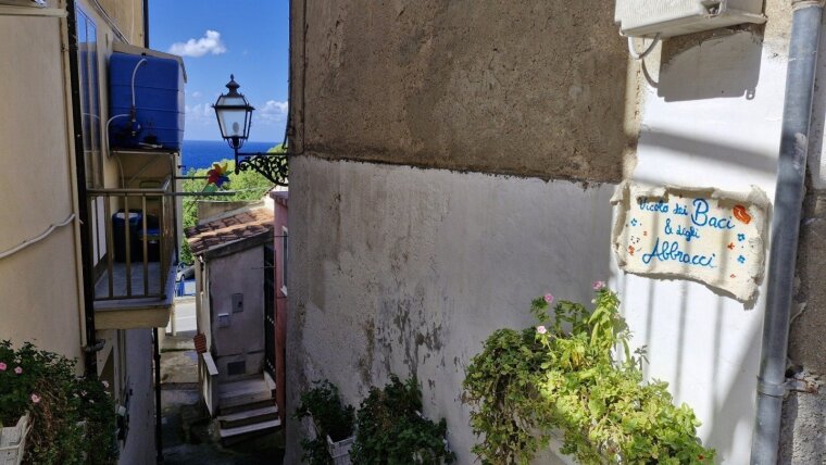 Kalabrien, Pizzo, Vicolo dei Baci e degli abbracci