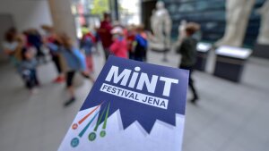 Programmflyer des MINT-Festivals Jena