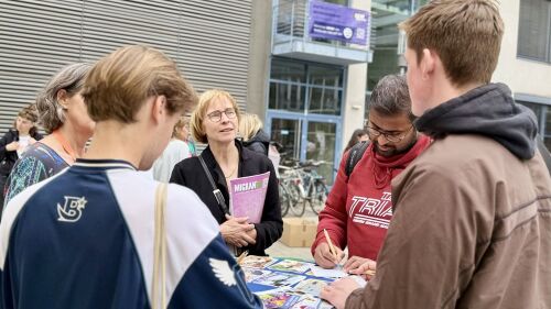 Prof. Dr. Bärbel Kracke im Austausch mit der Community am Tag der Vielfalt 2025