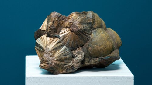 Ein Copiapit aus Friedrichroda in Thüringen ist eines der Exponate in der aktuellen Sonderausstellung.