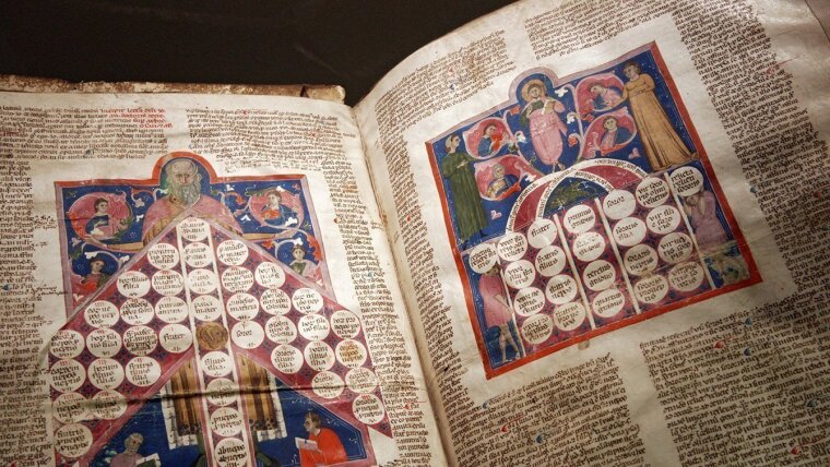 Ausschnitt aus einer mittelalterlichen Handschrift