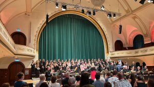 Collegium Vocale at Fabian Pasewald's farewell concert at the Volkshaus in Jena