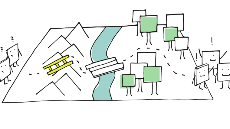 Aufbau einer Planspielstadt
