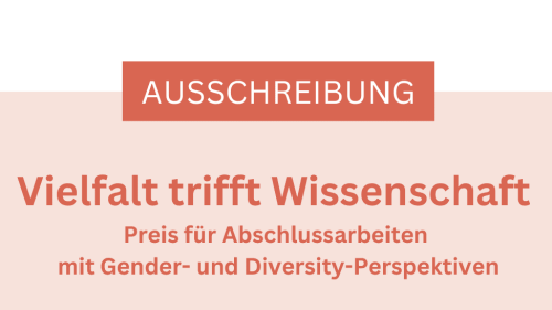 TKG-Preisausschreibung "Vielfalt trifft Wissenschaft"