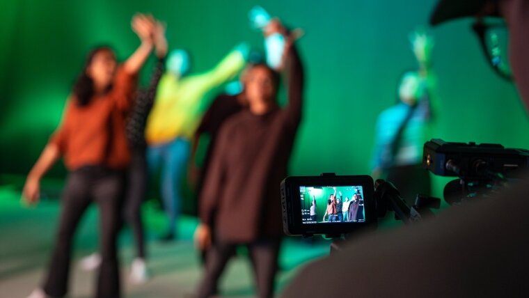 Filmaufnahmen für den „Dance-Your-PhD“-Wettbewerb der Zeitschrift Science