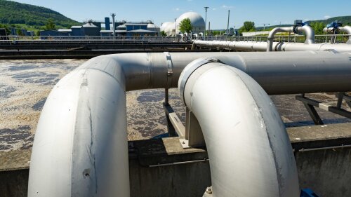 Kläranlage in Jena-Zwätzen. Hier wird Abwasser aufbereitet. Das »ThWIC«-Konsortium setzt sich für einen nachhaltigen Umgang mit der Ressource Wasser ein.
