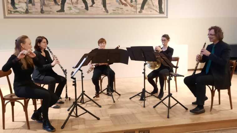 Bläser in der Aula