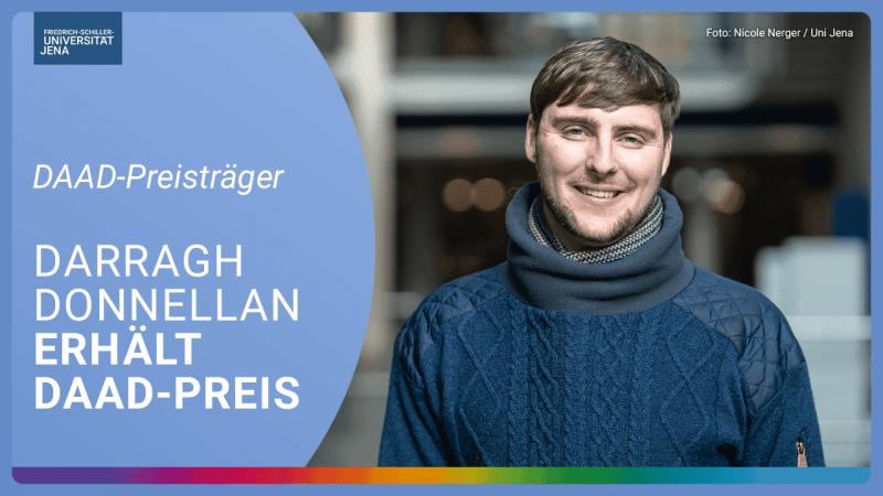 Platzhalterbild — Video mit Darragh Donnellan – der diesjährige DAAD-Preisträger der Universität Jena