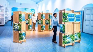 View of the exhibition.