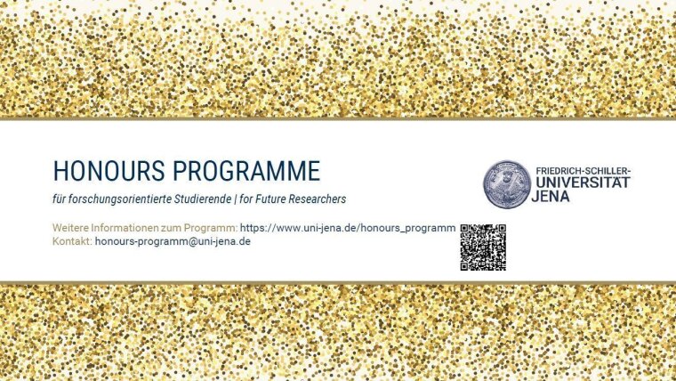 Honours-Programm für forschungsorientierte Studierende