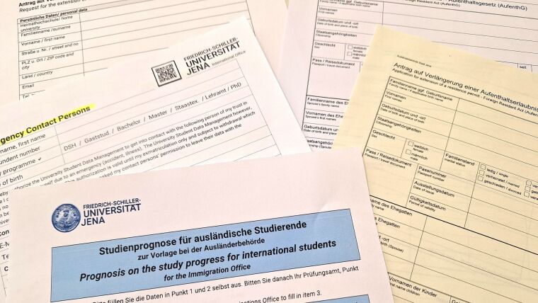 Forms for international students