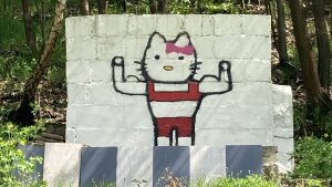 Strong Kitty Graffitto