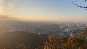 Sicht auf Gwangju