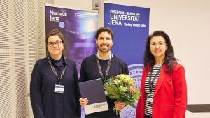 Matteo Calvarese bei der Preisübergabe